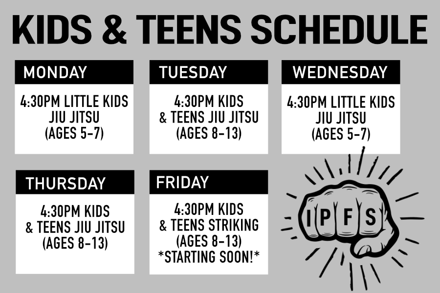KIDS & TEENS SCHEDULE